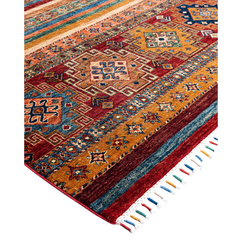 One-of-a-Kind Rectangle 9'1" X 12'1" Hand Knotted Area Rug