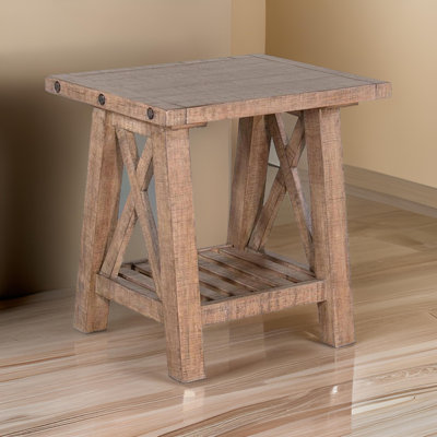 Timmon Solid Wood End Table