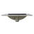 Black Ceramic Basin Sink 24", 4.72" Internal Depth, 0.81" Countertop, Exquisite Detail Top Functional