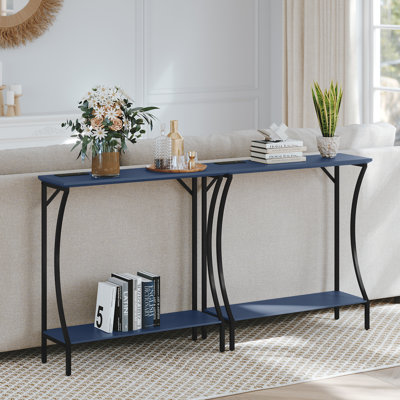 29.5'' Narrow Console Table with Power Outlets