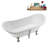 71" Streamline Clawfoot Tub,Tray,Drain and Clawfeet-101628943-102360908