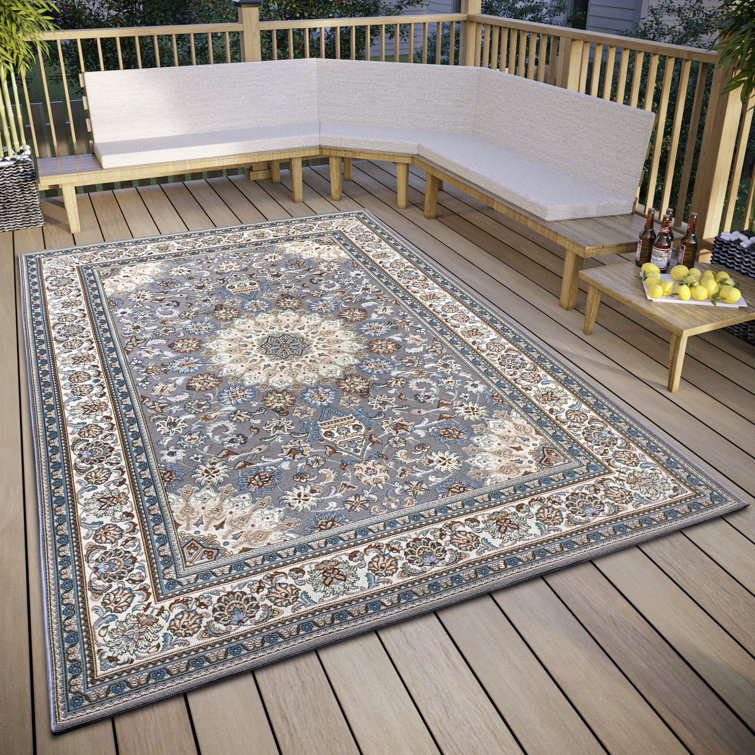 Flair Flatweave Blue/Brown Recommended Use Rug