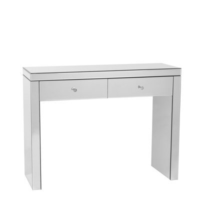 Tenley 100 cm W Mirrored Glass Top Console Table