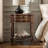 Sessoms Traditional 20"W Solid Wood 1-Drawer End Table with Built-in Charging Station-1443544214