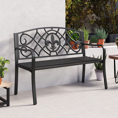 Metal Outdoor Bench