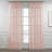 Triple Pinch Pleated Extra Long and Extra Wide Faux Linen Sheer Single Panel-92185588-92185626