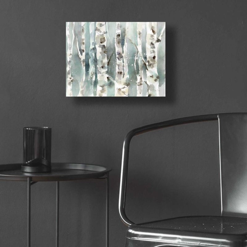 «Winter Birches» par Katrina Pete, H 12 po x l 16 po
