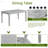 Wooden Dining Rectangular Table With Bench, Kitchen Table With Bench For Small Space-1905432832-1905432834
