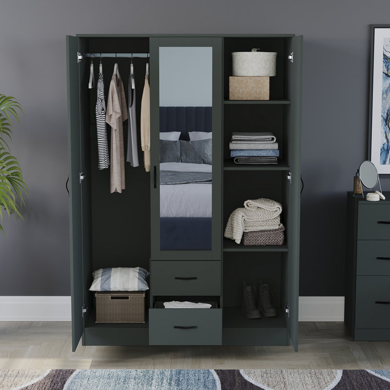 Maybery MDF & Particleboard Wardrobe, Paper