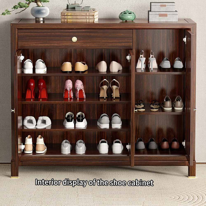 Chinese-style living room shoe storage cabinet