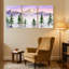 Landscape & Nature Mountain Landscape With Trees And Mist Set of 3 Canvas Wall Art Prints-693294319