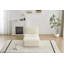 Canapé moderne modulaire en mousse à mémoire de forme compressée, méridienne simple pour le salon, canapé modulaire Cloud avec animaux de compagnie, repose-pieds mobile, sans assemblage avec coussins-132250752