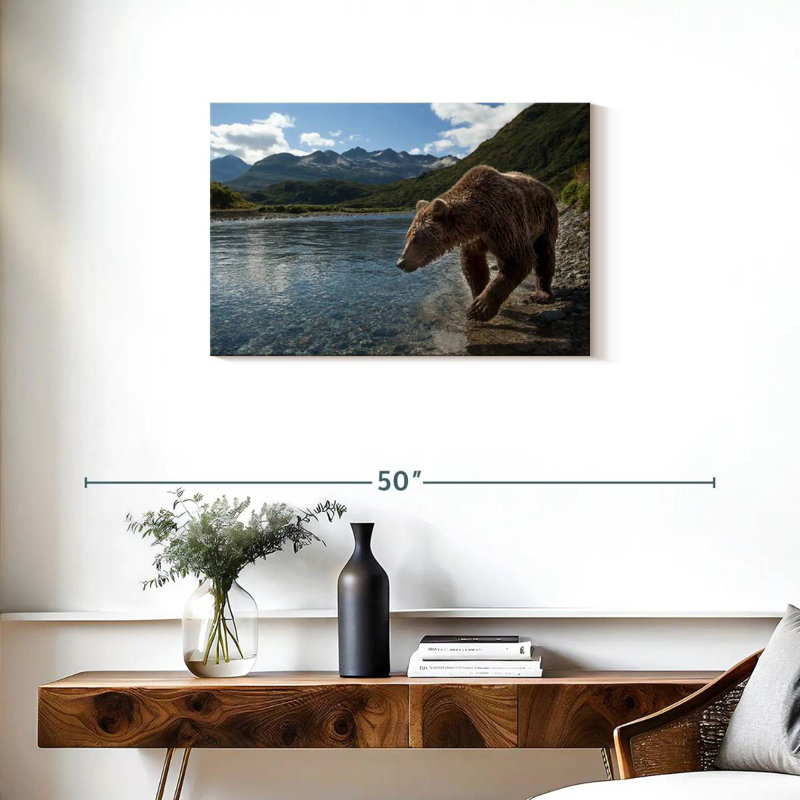 Katmai Brown Bear, 20" H x 30" W