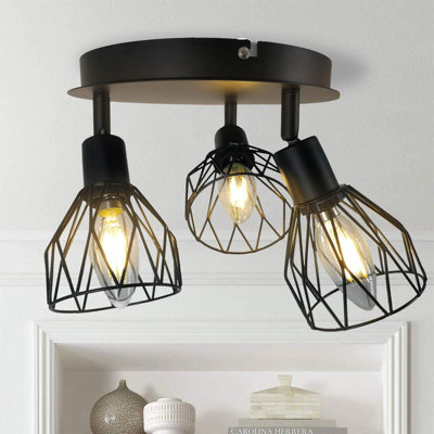 Bringfried 3-Light 22cm Semi Flush Mount