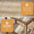 Daequain Rattan Nightstands with 2 Open Storage Shelves-109178629