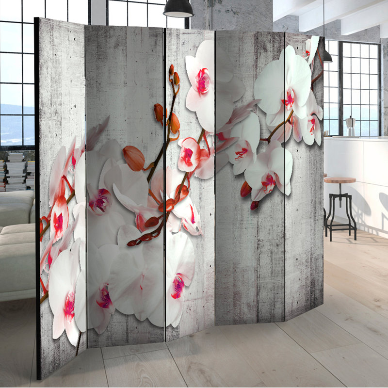 Concrete Orchid II Room Divider, 5