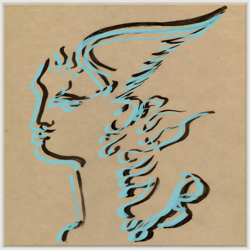 Athena Giclee On Canvas by David Phoenix