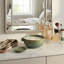 Bougie décorative en forme de bol décoratif en céramique avec poignées-126018660