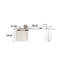 Bureau simple et luxueux 78,74 po-130226348