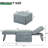 Multi-function Folding Ottoman Sofa Bed With Adjustable Backrest (Medium 36'' Width)-1688763593-1726646982