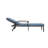 Adjustable Aluminum Cast Chaise Lounge with Wheels, Weather-Resistant-809840256