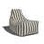 Taupe Striped Sunbrella