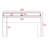 Acre Writing Computer Desk, Two Drawers-1998119437