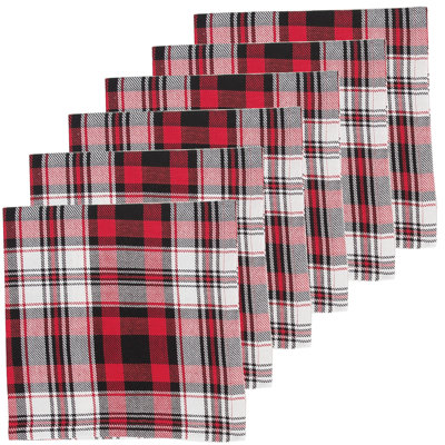Serviette en coton 18 po écossais Penton