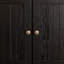 Armoire décorative, armoire de rangement de coin avec tablettes pour salle de bain, salon, cuisine-1538298733