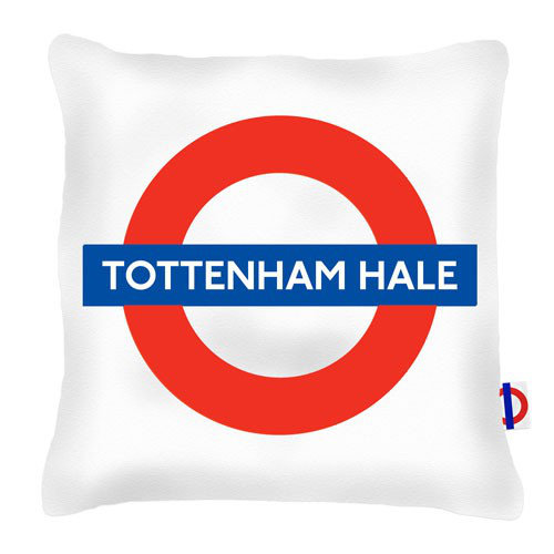 Tottenham Hale Tube Station London Transport Cushion