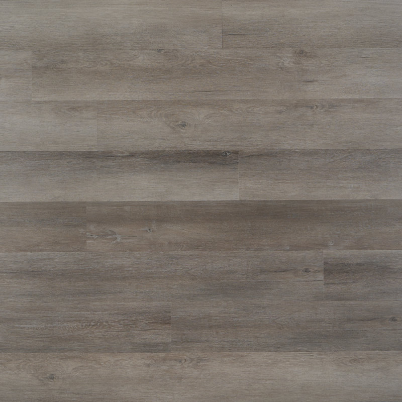 Lujo 48" x 6" x 4.5mm Rigid Click-Lock Luxury Vinyl Tile Flooring (27.39 Sq. Ft. / Case), Oak Studio