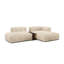 Betsayda 2 Seater Corduroy Corner Sofa -257792773