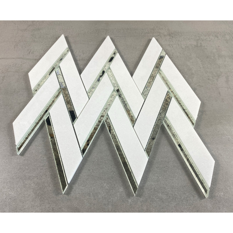 Carreaux de mosaïque à chevrons / chevrons