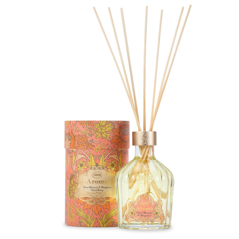 Reed Diffuser AROMA  245ml, Citrus Blossom/Bergamot, Citrus Blossom/Bergamot, 5.12" H x 2.76" W x 2.76" D