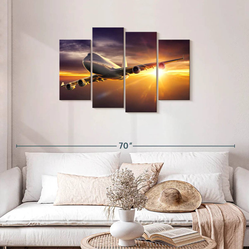 Avion Mehar Sunset, H 27 po x l 43 po