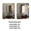 Miroir d'armoire à pharmacie 16 W 28 H Jonluca