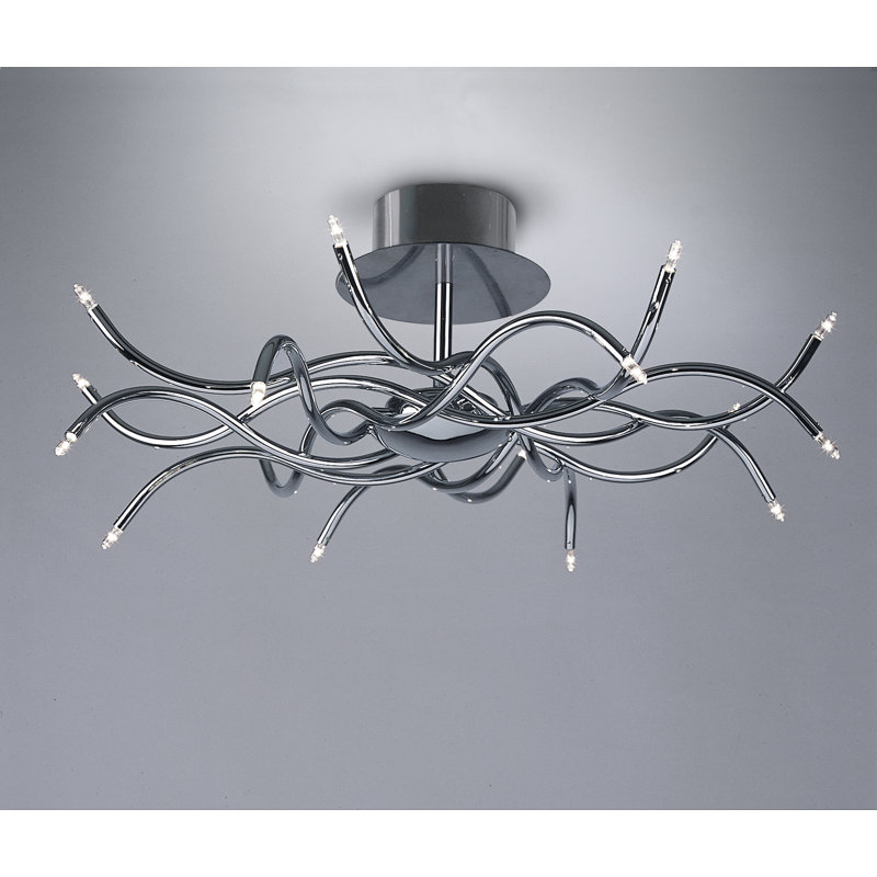 Plafonnier semi-encastré 16 lumières Bardon
