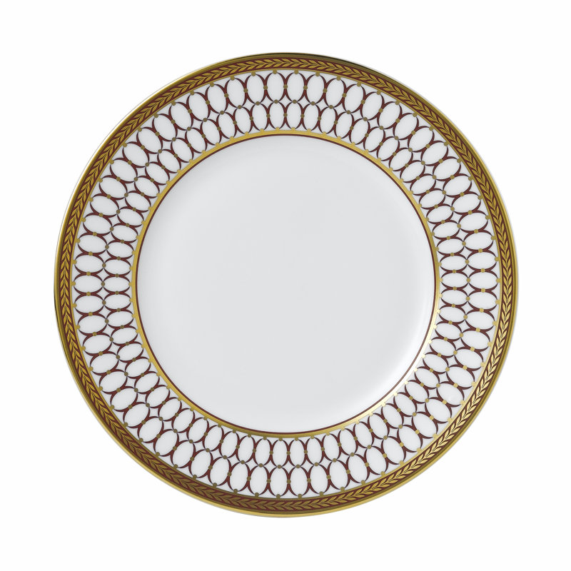 Renaissance White and Gold 7" Porcelain Salad Plate