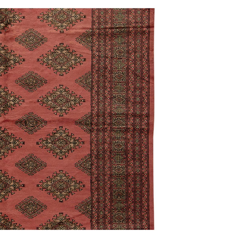 Tapis rose / brun de haute qualité