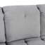 Canapé-lit modulaire surdimensionné en U de 110,2 po avec canapé-lit modulaire polyvalent avec méridiennes de rangement doubles et deux ports USB pour le salon, gris