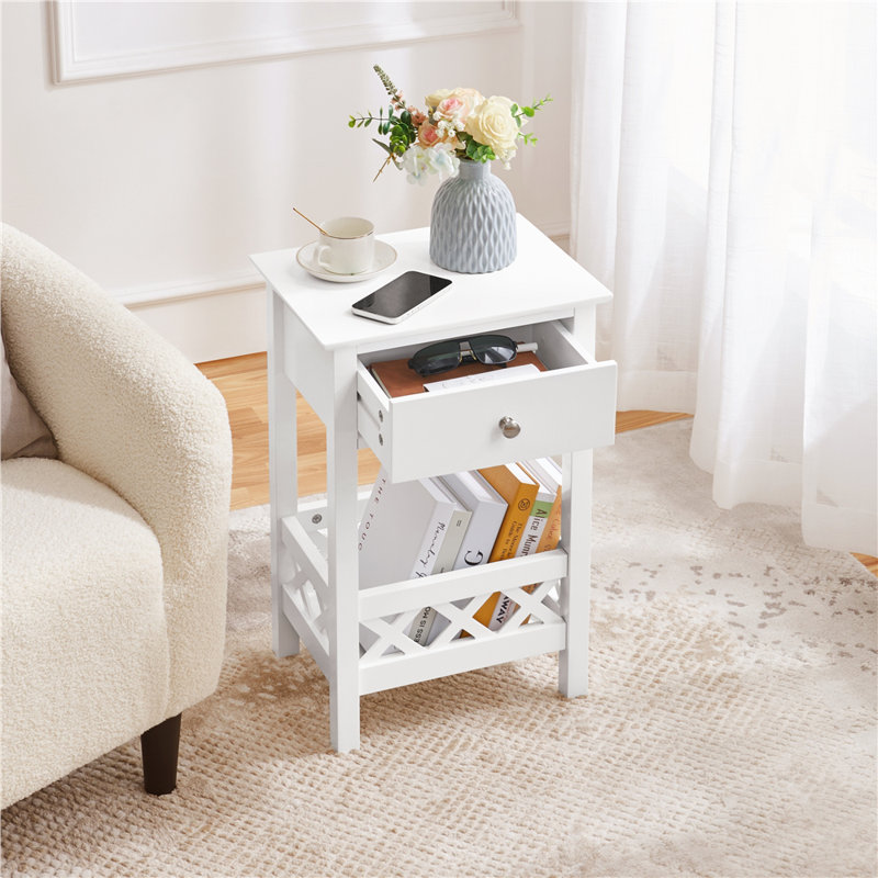 Side Table with Storage