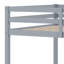 Lit mezzanine en bois avec échelle-727501769