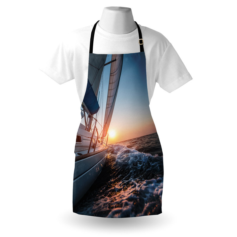 No Pattern Bib Apron