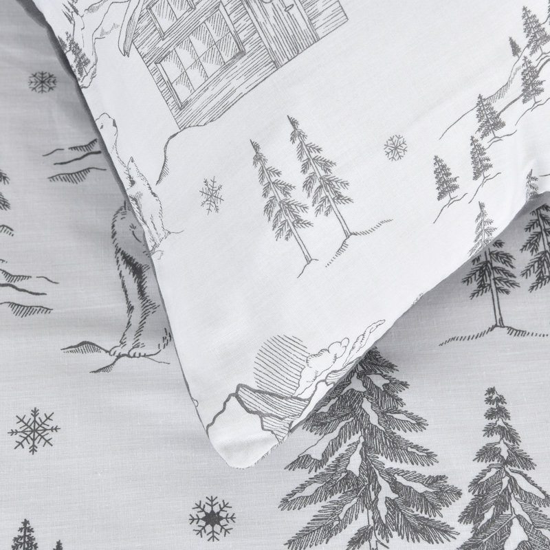 Natividad Polyester Floral Duvet Cover Set with Pillowcases, Single - 1 Standard Pillowcase