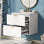 Meuble-lavabo mural moderne à 2 tiroirs-106757345