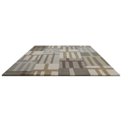 Monolith Handmade Wool Geometric Area Rug