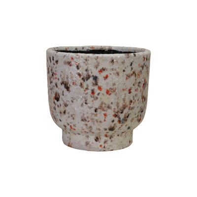 Jardinière en terre cuite, finition terrazzo