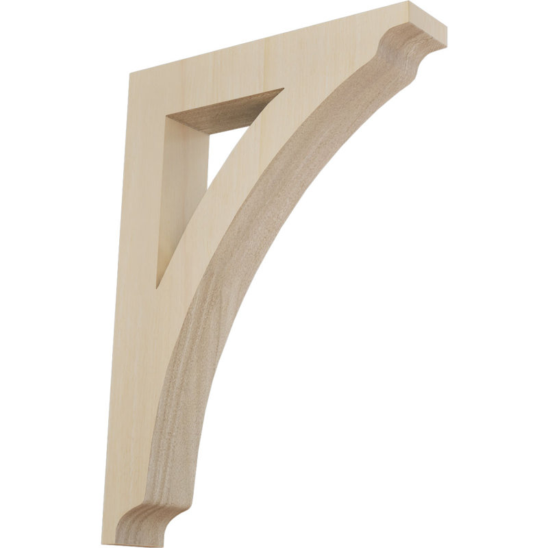 Support Thorton, Hévéa, H 12 po x l 1,75 po x P 8,5 po