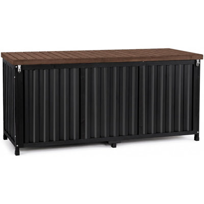 Outdoor Storage Box 110 Gallon Water-Resistant Deck Box for Cushions, Garden Tools & Pool Supplies