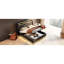 Très grand lit tapissier noir Pu-297983176-297983181